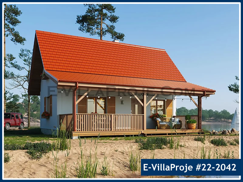 CYV-22-2042 100 m2 3+1 2 Katlı (Dubleks) Çelik Yapı Villa Modeli