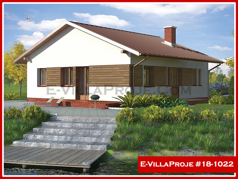 CYV-18-1022 100 m2 3+1 Tek Katlı Çelik Yapı Villa Modeli