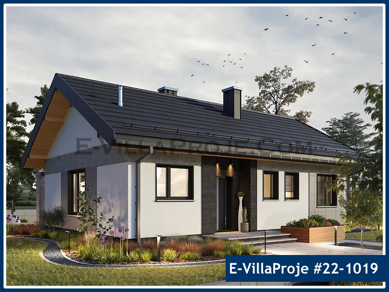 CYV-22-1019 101 m2 3+1 Tek Katlı Çelik Yapı Villa Modeli