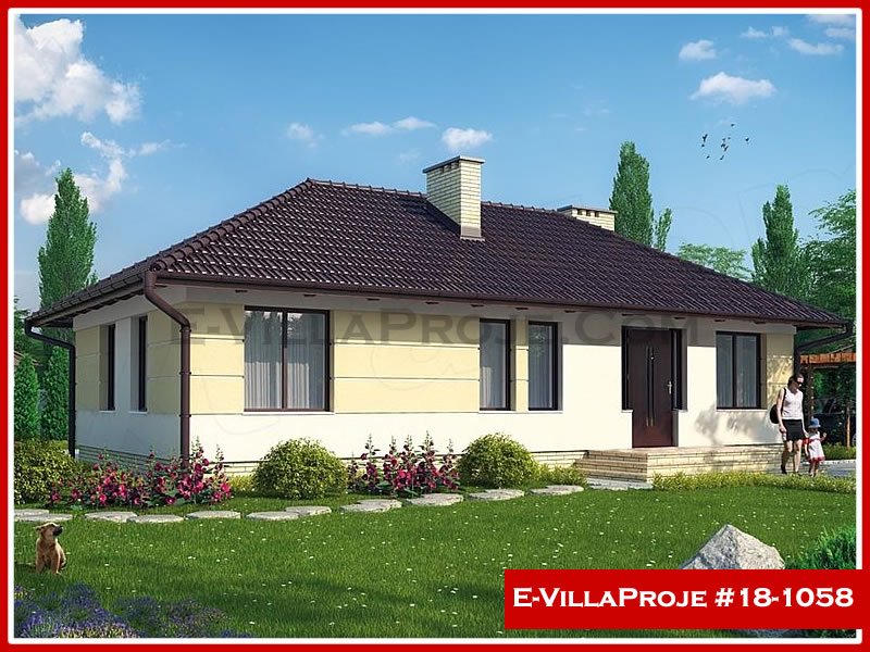 CYV-18-1058 102 m2 3+1 Tek Katlı Çelik Yapı Villa Modeli