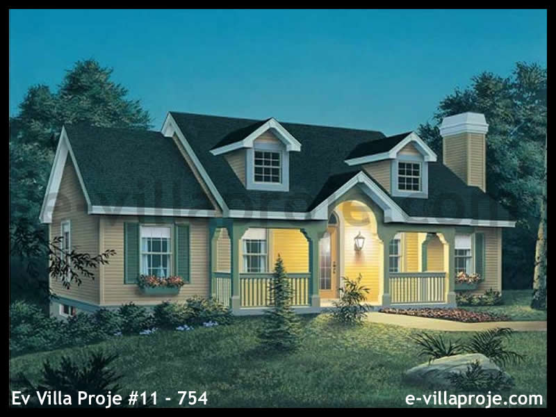 CYV-11-754 103 m2 3+1 Tek Katlı Çelik Yapı Villa Modeli