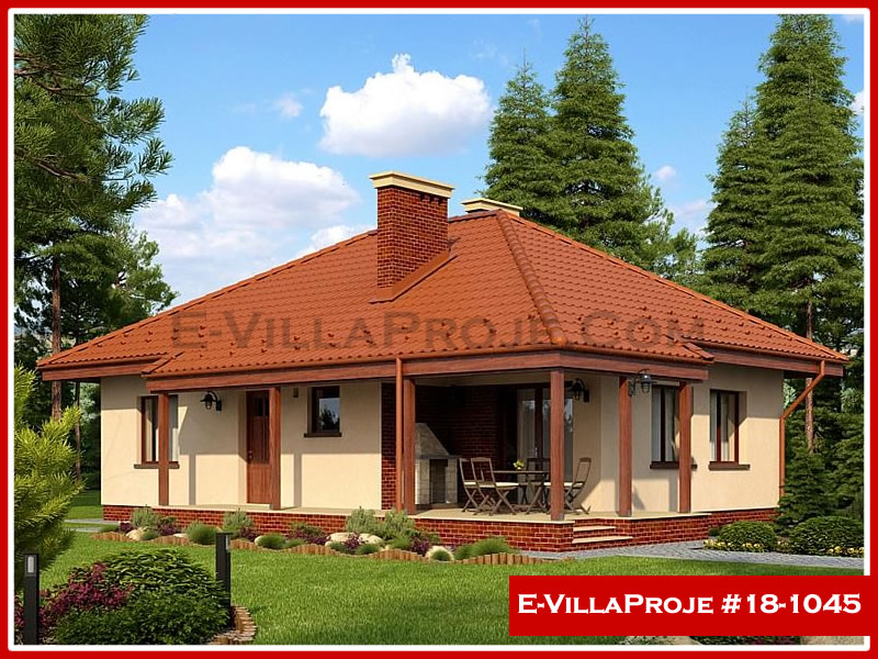 CYV-18-1045 103 m2 3+1 Tek Katlı Çelik Yapı Villa Modeli