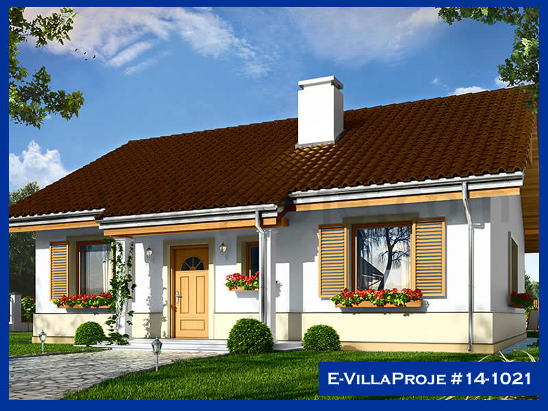 CYV-14-1021 108 m2 3+1 Tek Katlı Çelik Yapı Villa Modeli