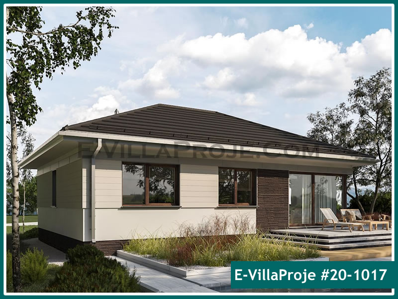 CYV-20-1017 108 m2 3+1 Tek Katlı Çelik Yapı Villa Modeli