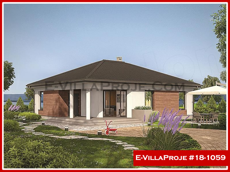 CYV-18-1059 112 m2 3+1 Tek Katlı Çelik Yapı Villa Modeli