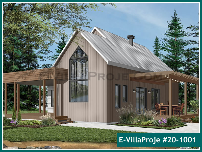CYV-20-1001 112 m2 3+1 Tek Katlı Çelik Yapı Villa Modeli
