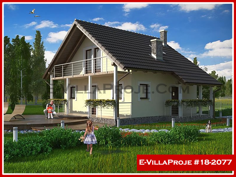 CYV-18-2077 114 m2 3+1 2 Katlı (Dubleks) Çelik Yapı Villa Modeli