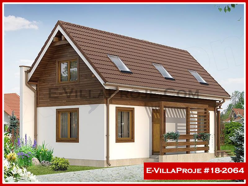 CYV-18-2064 115 m2 3+1 2 Katlı (Dubleks) Çelik Yapı Villa Modeli