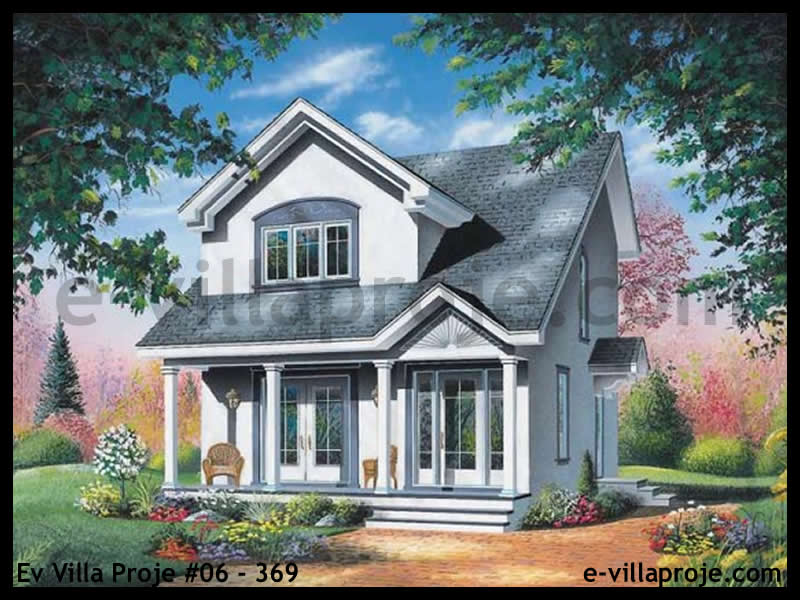 CYV-06-369 118 m2 3+1 2 Katlı (Dubleks) Çelik Yapı Villa Modeli