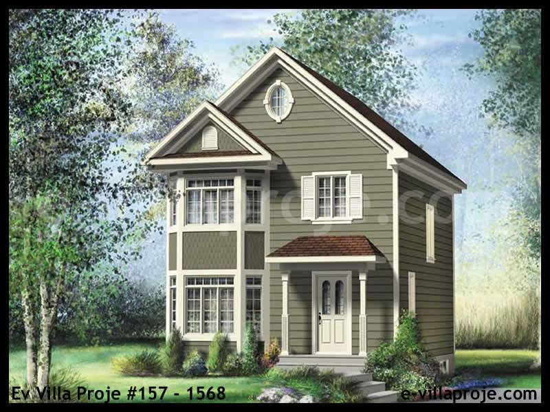 CYV-157-1568 122 m2 3+1 2 Katlı (Dubleks) Çelik Yapı Villa Modeli