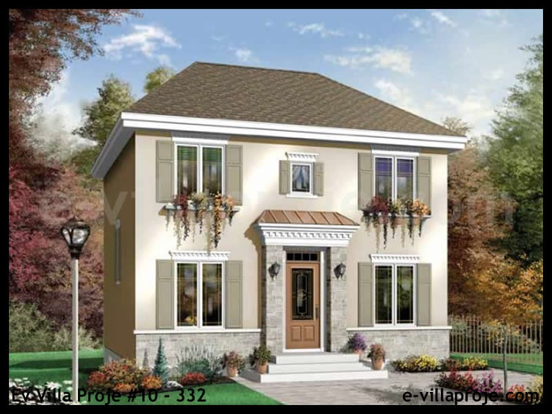 CYV-10-332 123 m2 3+1 2 Katlı (Dubleks) Çelik Yapı Villa Modeli