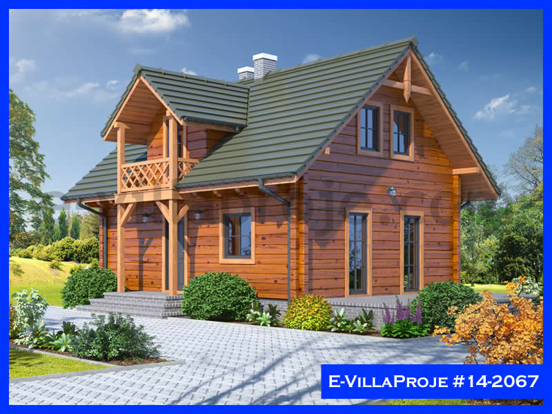 CYV-14-2067 124 m2 3+1 2 Katlı (Dubleks) Çelik Yapı Villa Modeli