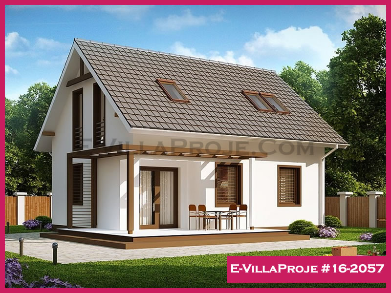 CYV-16-2057 124 m2 3+1 2 Katlı (Dubleks) Çelik Yapı Villa Modeli