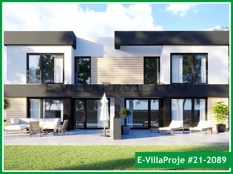 CYV-21-2089 125 m2 3+1 2 Katlı (Dubleks) Çelik Yapı Villa Modeli