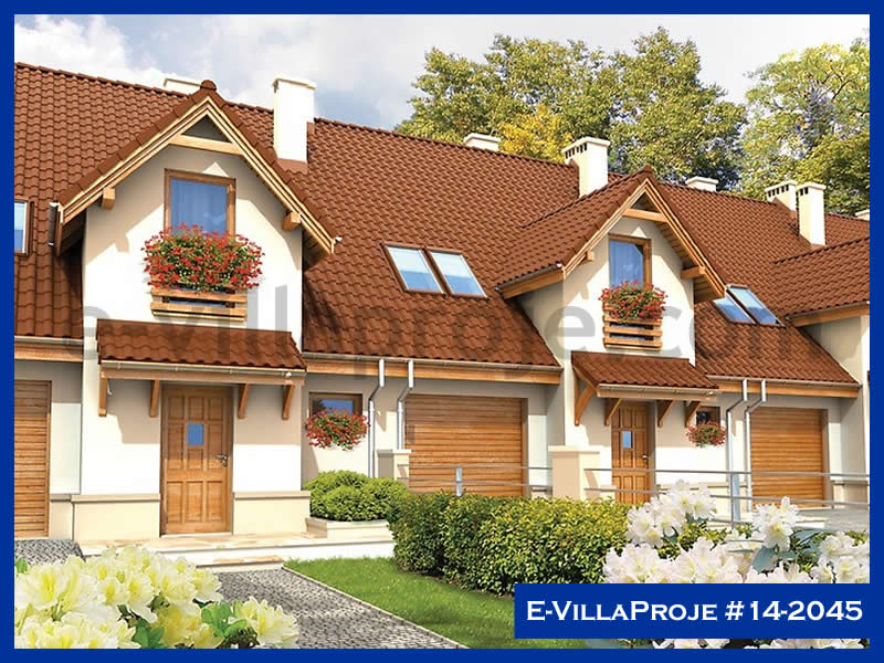 127 m² Tek Katlı 3+1 Özel Tasarım  Proje Çelik Yapı Villa (Ev Villa Proje #14 - 2045) Cephe Görünümü ve Kat Planı
