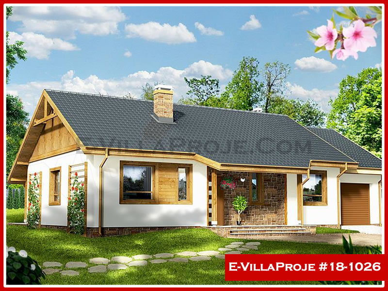 CYV-18-1026 130 m2 3+1 Tek Katlı Çelik Yapı Villa Modeli