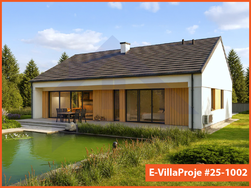 CYV-25-1002 132 m2 3+1 Tek Katlı Çelik Yapı Villa Modeli