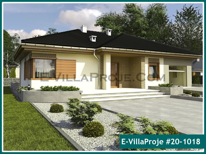 CYV-20-1018 134 m2 3+1 Tek Katlı Çelik Yapı Villa Modeli