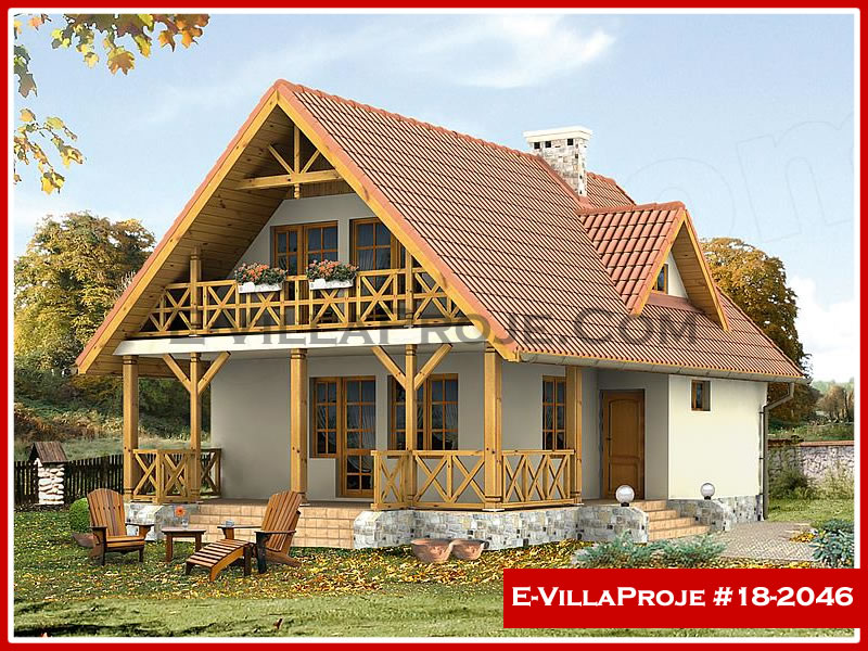 CYV-18-2046 136 m2 3+1 2 Katlı (Dubleks) Çelik Yapı Villa Modeli