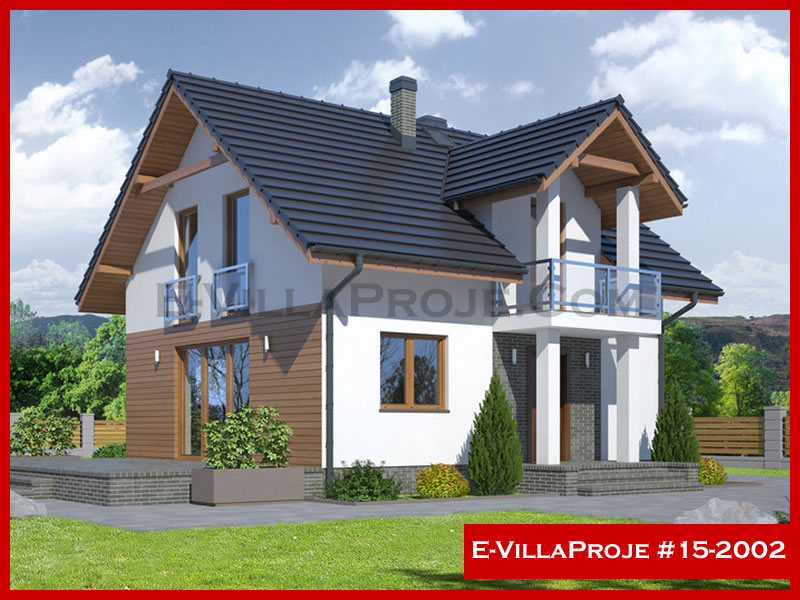 CYV-15-2002 139 m2 3+1 2 Katlı (Dubleks) Çelik Yapı Villa Modeli