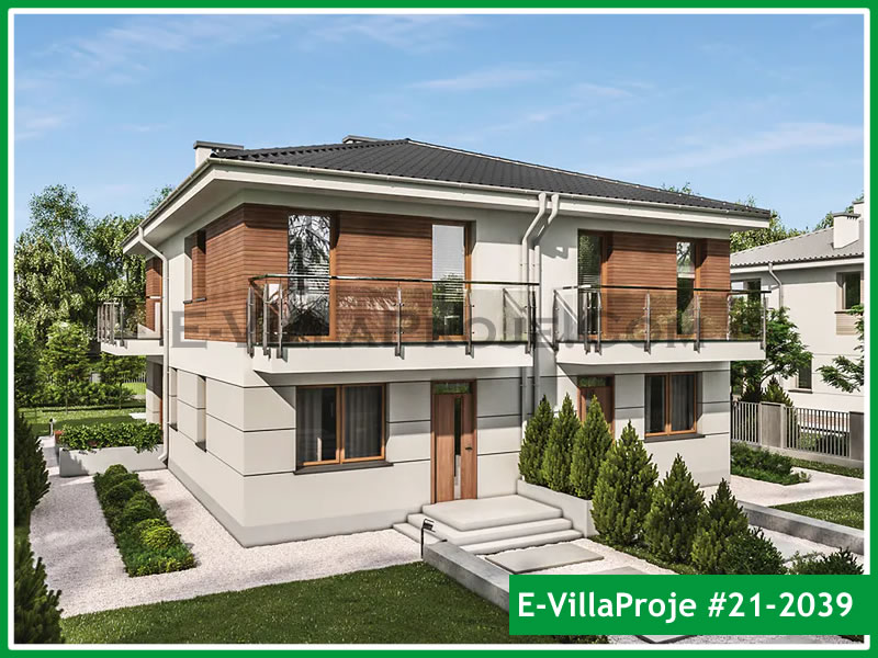 CYV-21-2039 143 m2 4+1 2 Katlı (Dubleks) Çelik Yapı Villa Modeli