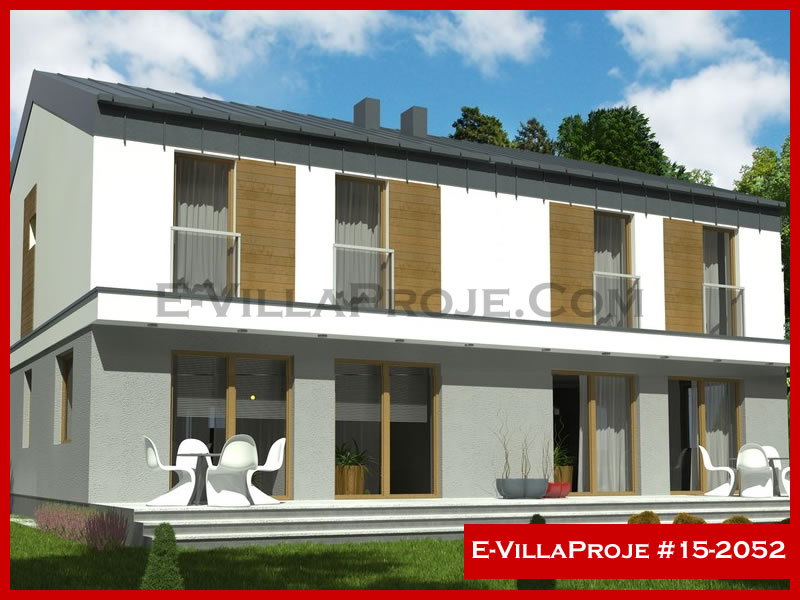 CYV-15-2052 145 m2 4+1 2 Katlı (Dubleks) Çelik Yapı Villa Modeli