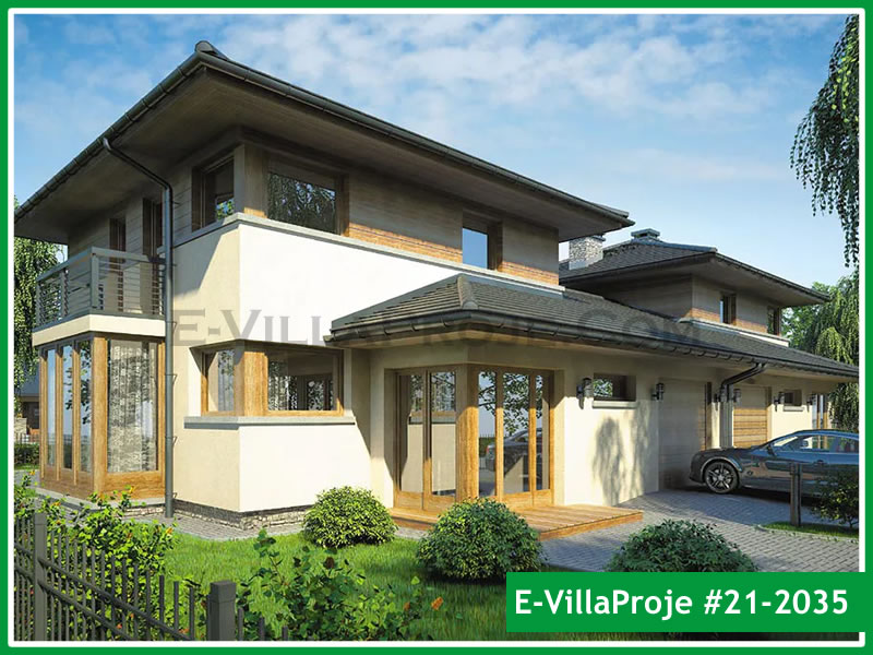 CYV-21-2035 158 m2 4+1 2 Katlı (Dubleks) Çelik Yapı Villa Modeli