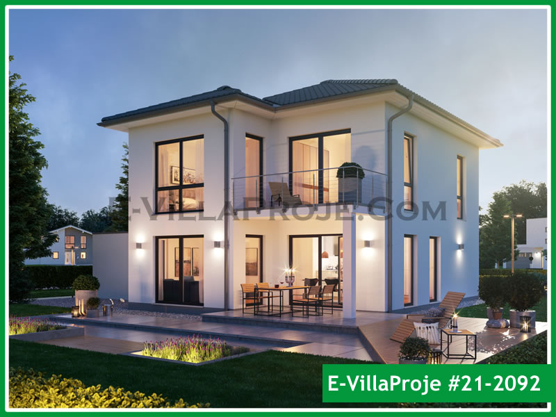 CYV-21-2092 160 m2 4+1 2 Katlı (Dubleks) Çelik Yapı Villa Modeli