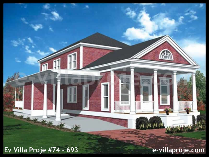 CYV-74-693 161 m2 4+1 2 Katlı (Dubleks) Çelik Yapı Villa Modeli