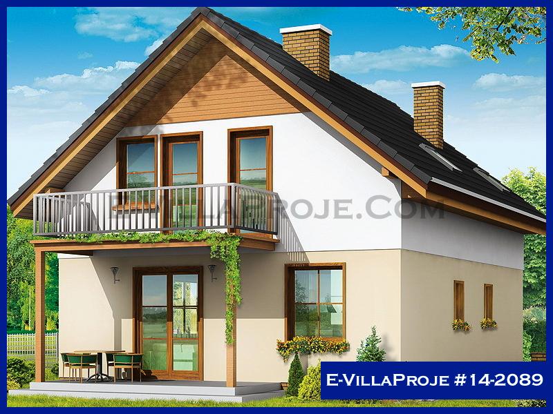 163 m² 2 Katlı (Dubleks) 4+1 Özel Tasarım  Proje Çelik Yapı Villa (Ev Villa Proje #14 - 2089) Cephe Görünümü ve Kat Planı