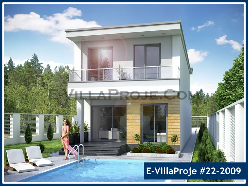 CYV-22-2009 164 m2 4+1 2 Katlı (Dubleks) Çelik Yapı Villa Modeli