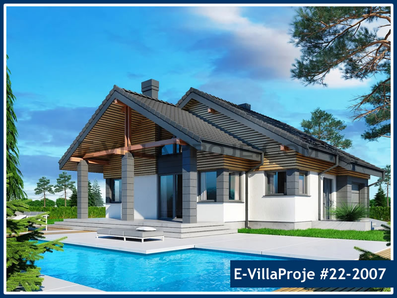 CYV-22-2007 170 m2 4+1 2 Katlı (Dubleks) Çelik Yapı Villa Modeli