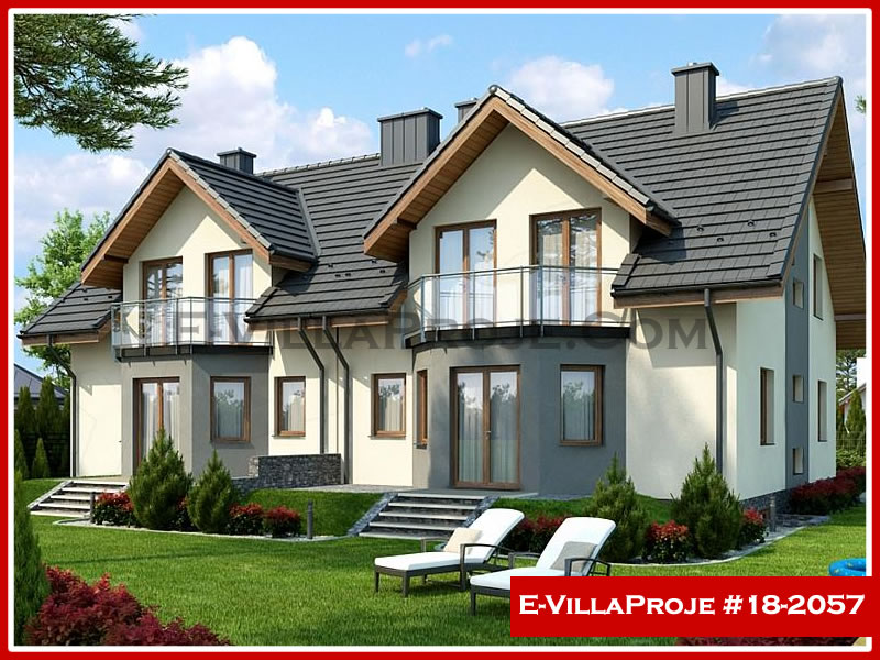 CYV-18-2057 172 m2 4+1 2 Katlı (Dubleks) Çelik Yapı Villa Modeli