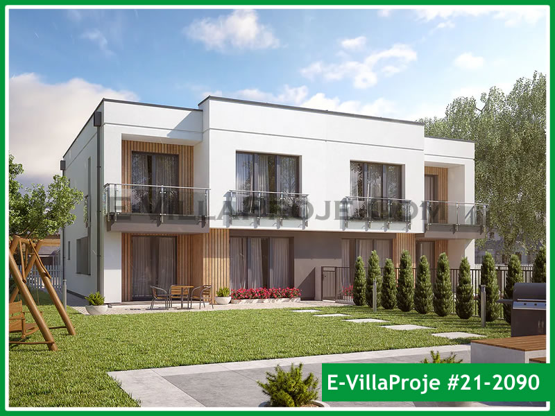 CYV-21-2090 173 m2 4+1 2 Katlı (Dubleks) Çelik Yapı Villa Modeli
