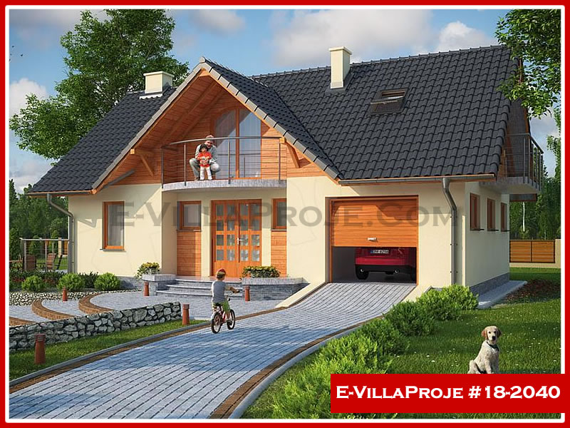 CYV-18-2040 174 m2 4+1 2 Katlı (Dubleks) Çelik Yapı Villa Modeli