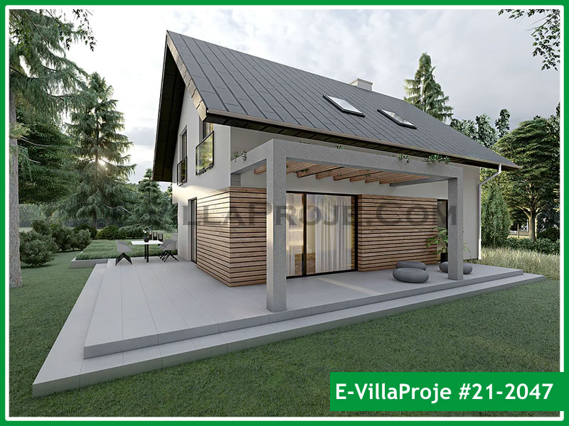CYV-21-2047 177 m2 4+1 2 Katlı (Dubleks) Çelik Yapı Villa Modeli