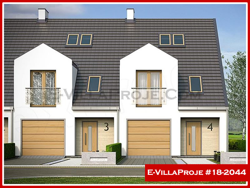 CYV-18-2044 180 m2 5+1 3 Katlı (Dubleks) Çelik Yapı Villa Modeli