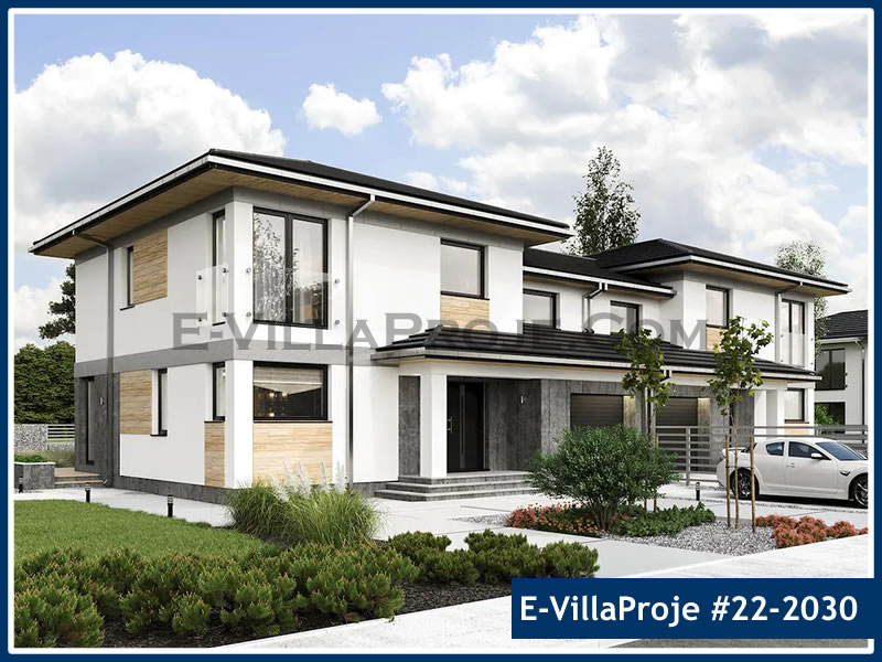 CYV-22-2030 181 m2 5+1 2 Katlı (Dubleks) Çelik Yapı Villa Modeli