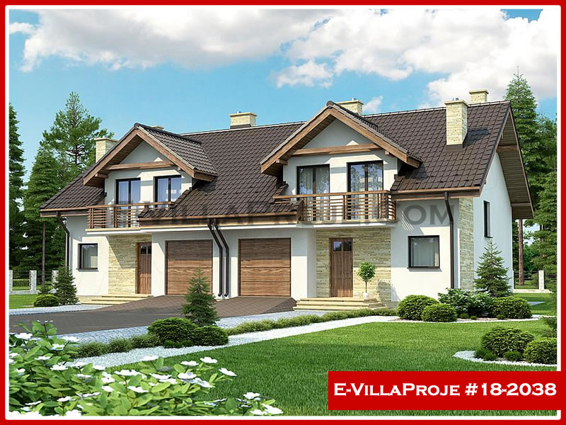 CYV-18-2038 181 m2 5+1 2 Katlı (Dubleks) Çelik Yapı Villa Modeli