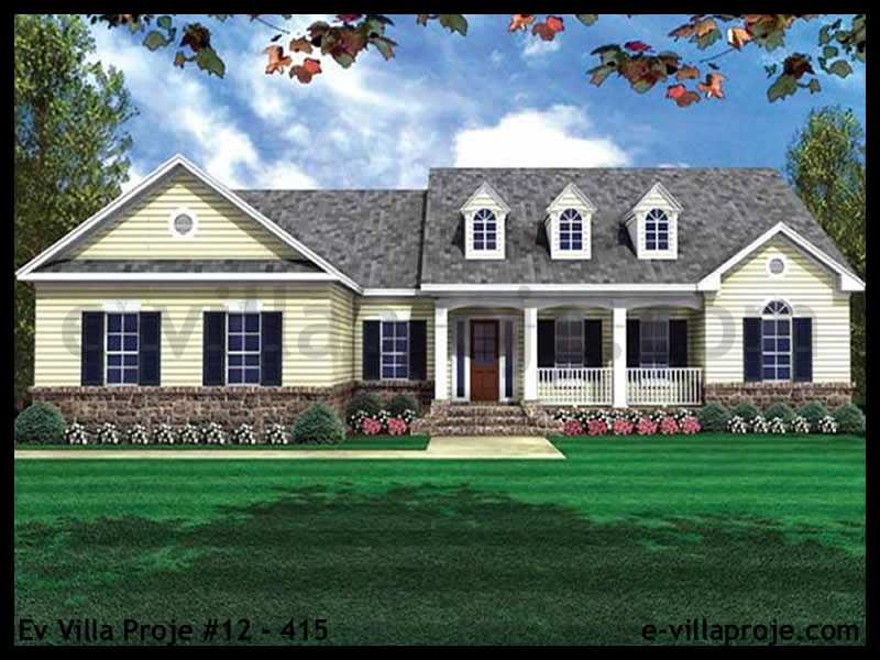CYV-12-415 182 m2 5+1 Tek Katlı Çelik Yapı Villa Modeli