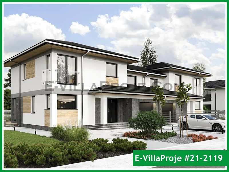 CYV-21-2119 183 m2 5+1 2 Katlı (Dubleks) Çelik Yapı Villa Modeli