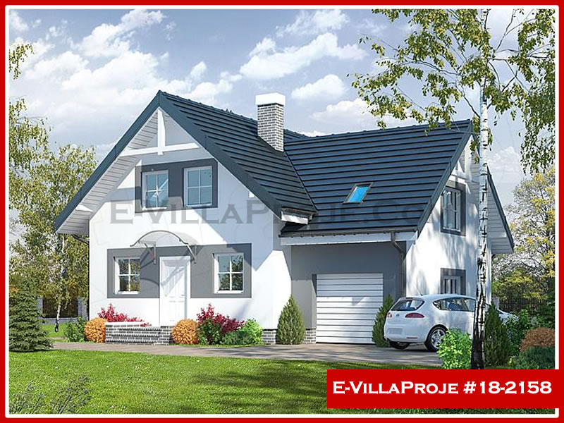 CYV-18-2158 184 m2 5+1 2 Katlı (Dubleks) Çelik Yapı Villa Modeli
