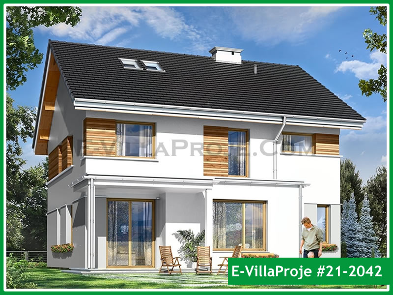 CYV-21-2042 184 m2 5+1 2 Katlı (Dubleks) Çelik Yapı Villa Modeli