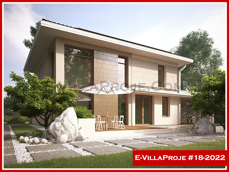 CYV-18-2022 185 m2 5+1 2 Katlı (Dubleks) Çelik Yapı Villa Modeli