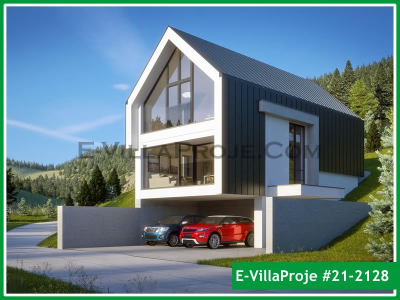 CYV-21-2128 191 m2 5+1 2 Katlı (Dubleks) Çelik Yapı Villa Modeli
