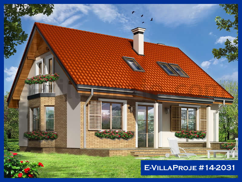 192 m² 2 Katlı (Dubleks) 5+1 Özel Tasarım  Proje Çelik Yapı Villa (Ev Villa Proje #14 - 2031) Cephe Görünümü ve Kat Planı