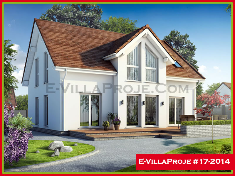 194 m² 2 Katlı (Dubleks) 5+1 Modern Çelik Yapı Villa (Ev Villa Proje #17 - 2014) Cephe Görünümü ve Kat Planı