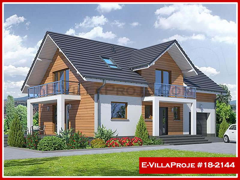 CYV-18-2144 200 m2 5+1 2 Katlı (Dubleks) Çelik Yapı Villa Modeli