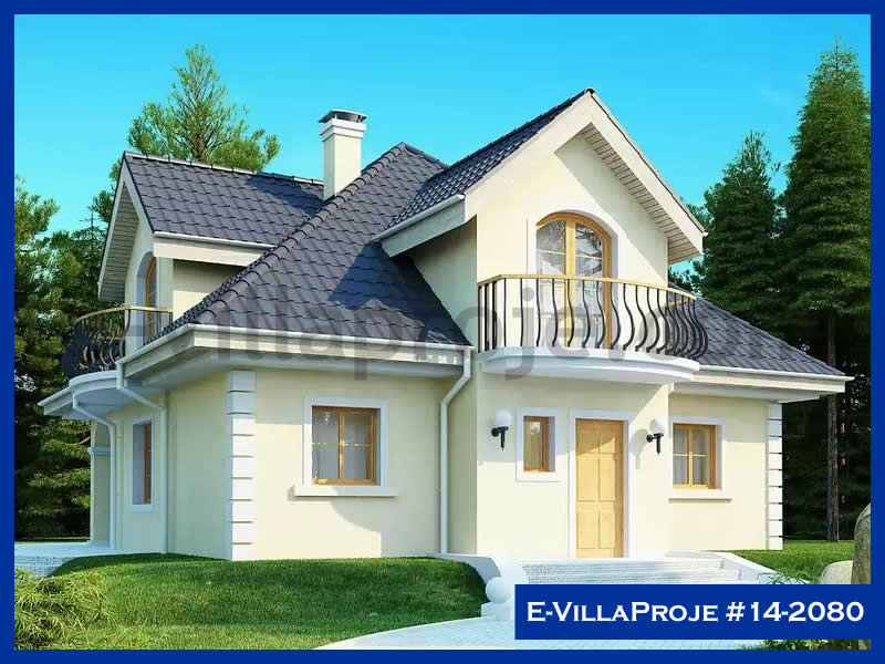 CYV-14-2080 202 m2 5+1 2 Katlı (Dubleks) Çelik Yapı Villa Modeli