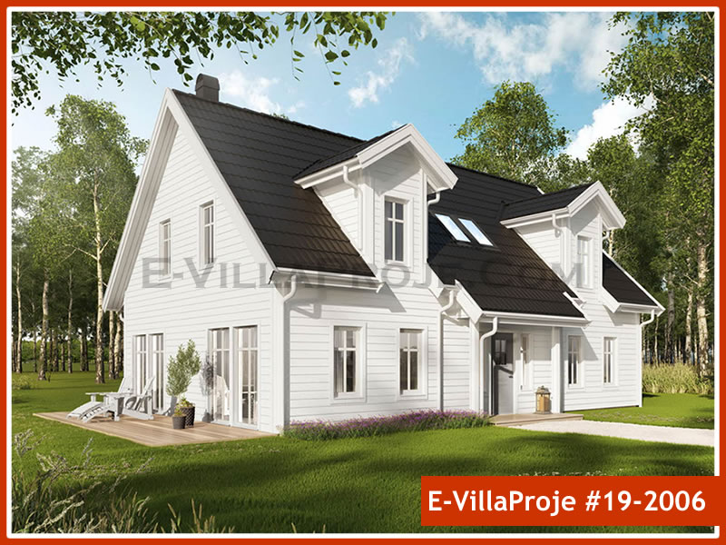 CYV-19-2006 203 m2 5+1 2 Katlı (Dubleks) Çelik Yapı Villa Modeli